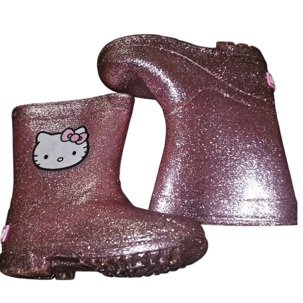 Hello Kitty Glitter Rain Boots